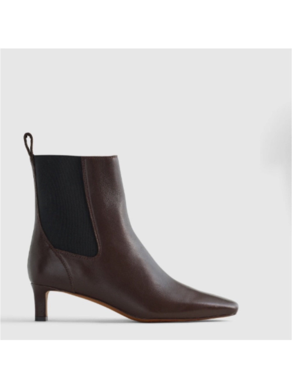 Madewell Brown Leather Chelsea Ankle Boots NWT